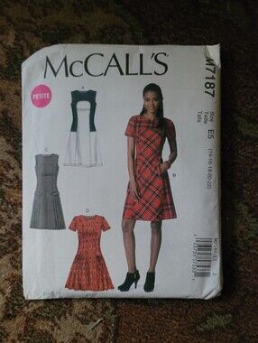 McCall's Short-Sleeve A-Line Dress Pattern